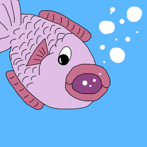 Fish drawing by krissywissy