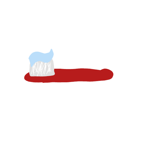 Toothbrush drawing by 1singular_sensation