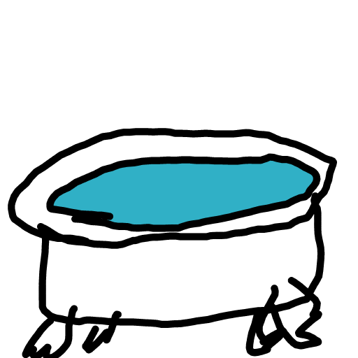 Bathtub drawing by Bri3