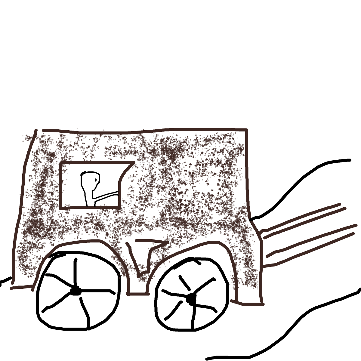 Wagon drawing by vale