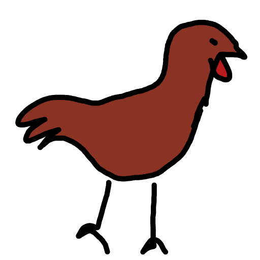 Chicken drawing by Timmie