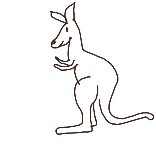 Kanguru drawing by ice-beta-road