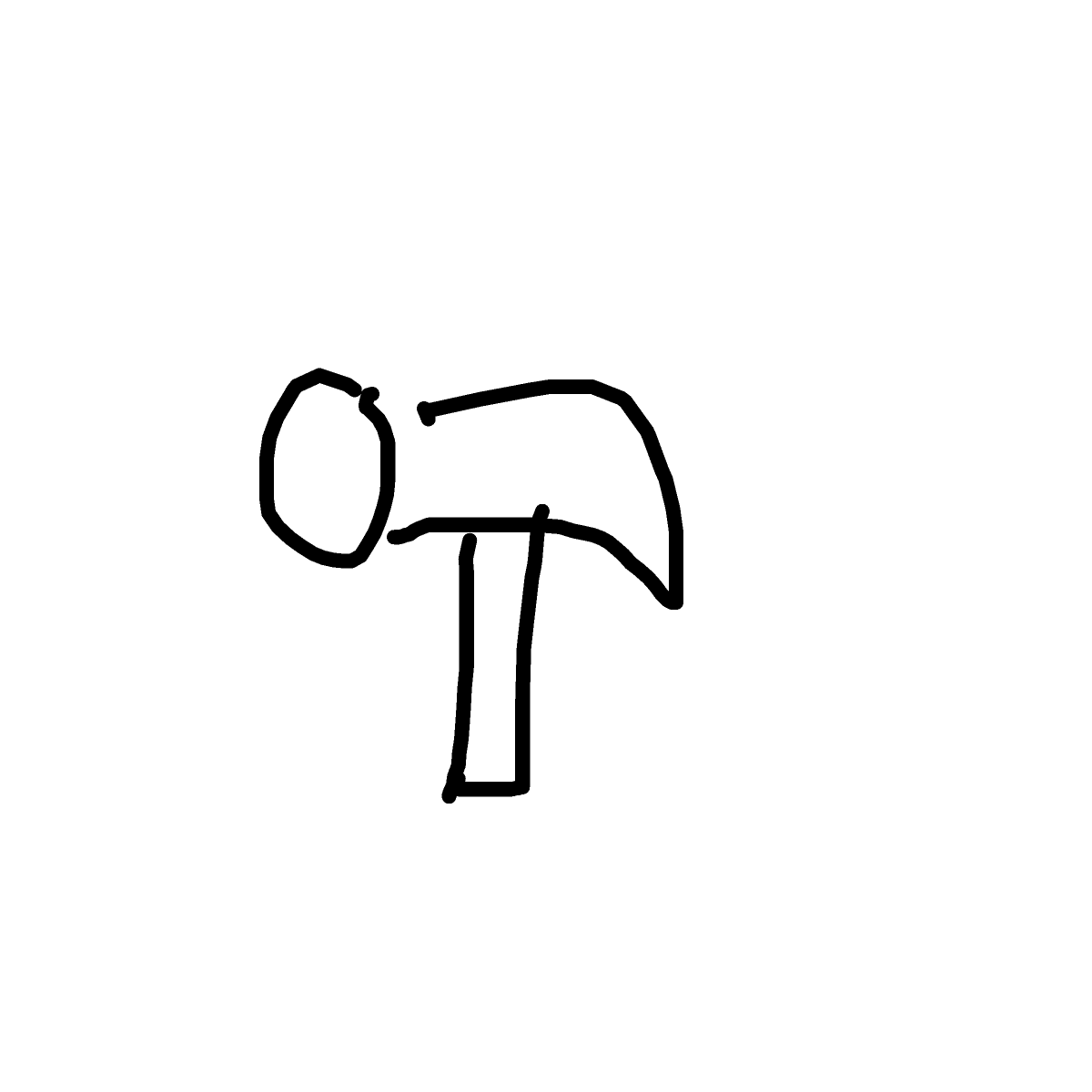 Hammer drawing by lili