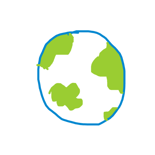 Earth drawing by wind-fresh-wheel