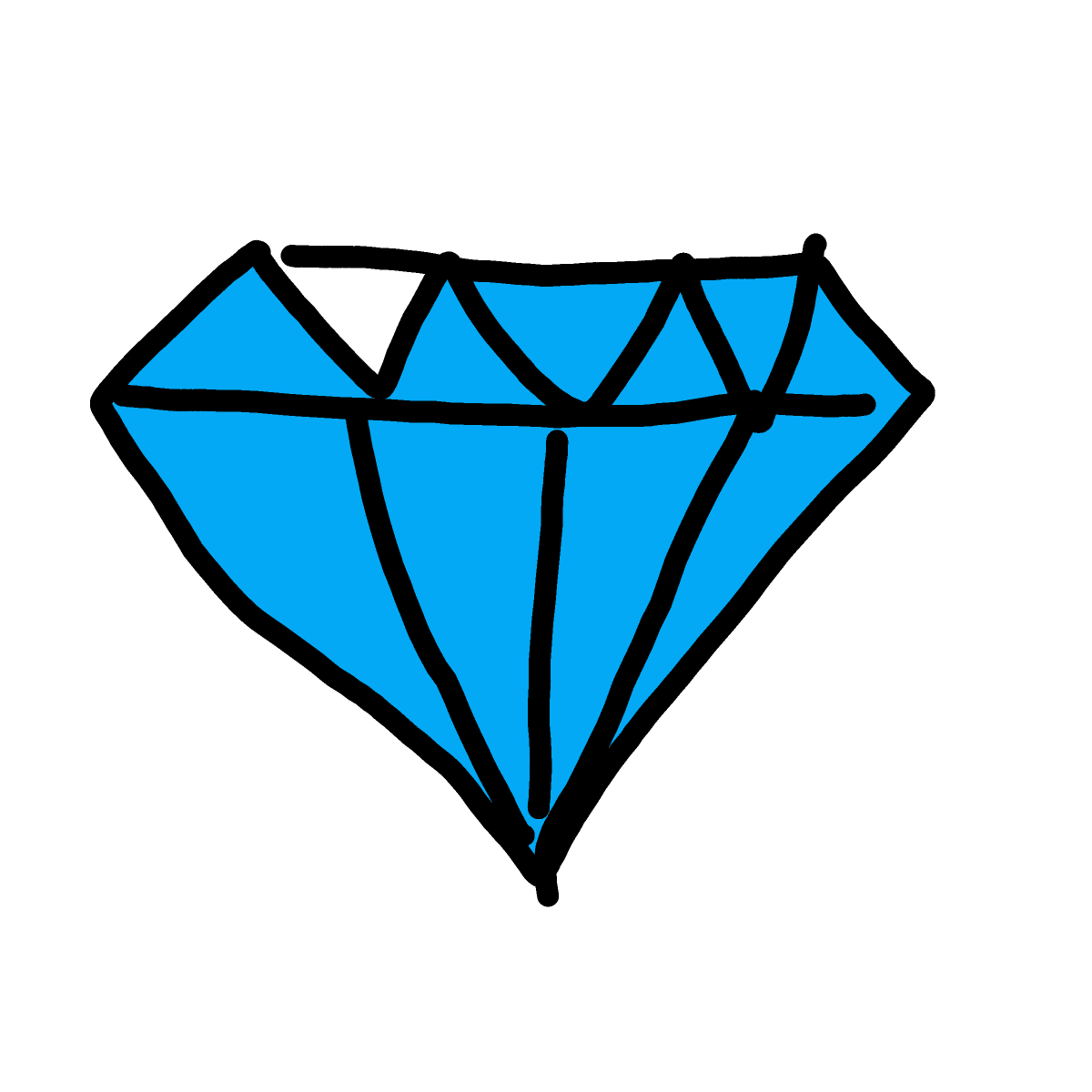 Diamond drawing by poptown34
