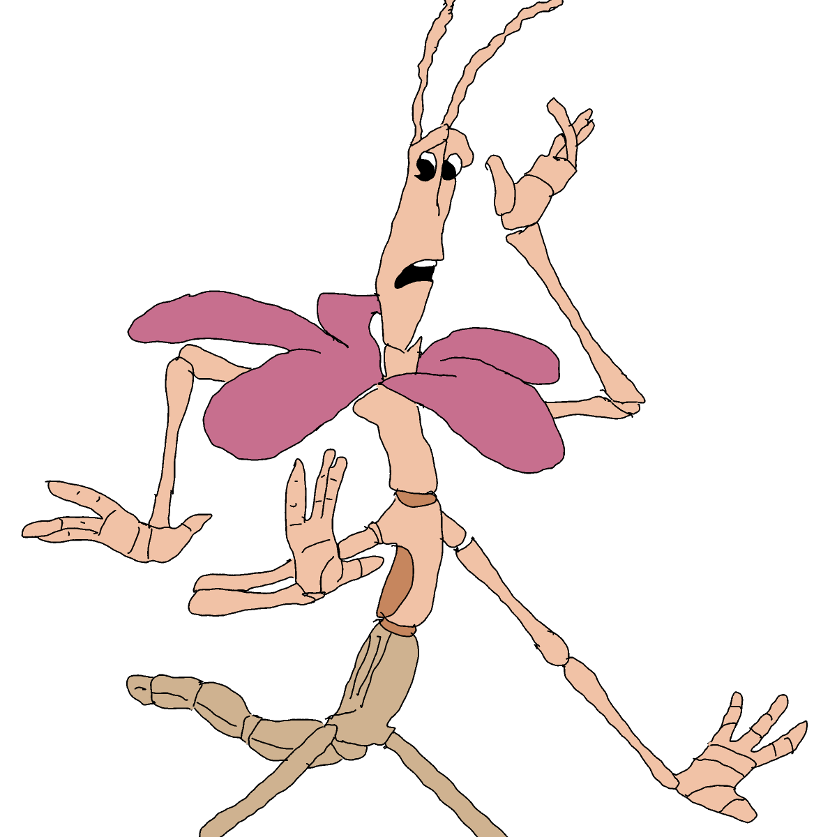 Stick Bug drawing by Guardianoflives