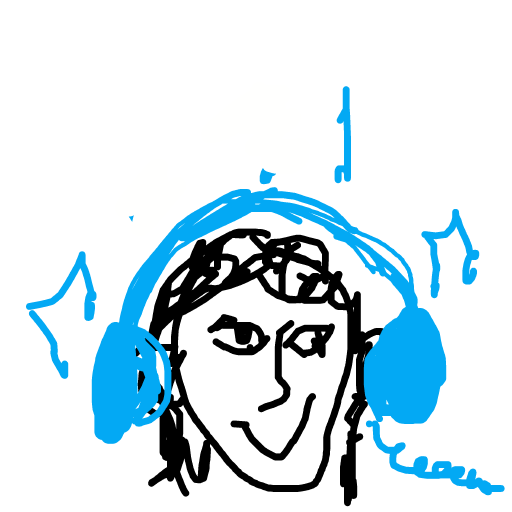 Headphones drawing by jivemarlin