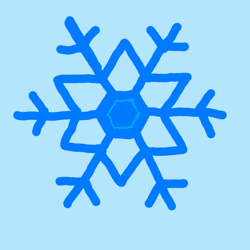 Snowflake drawing by Purokushi