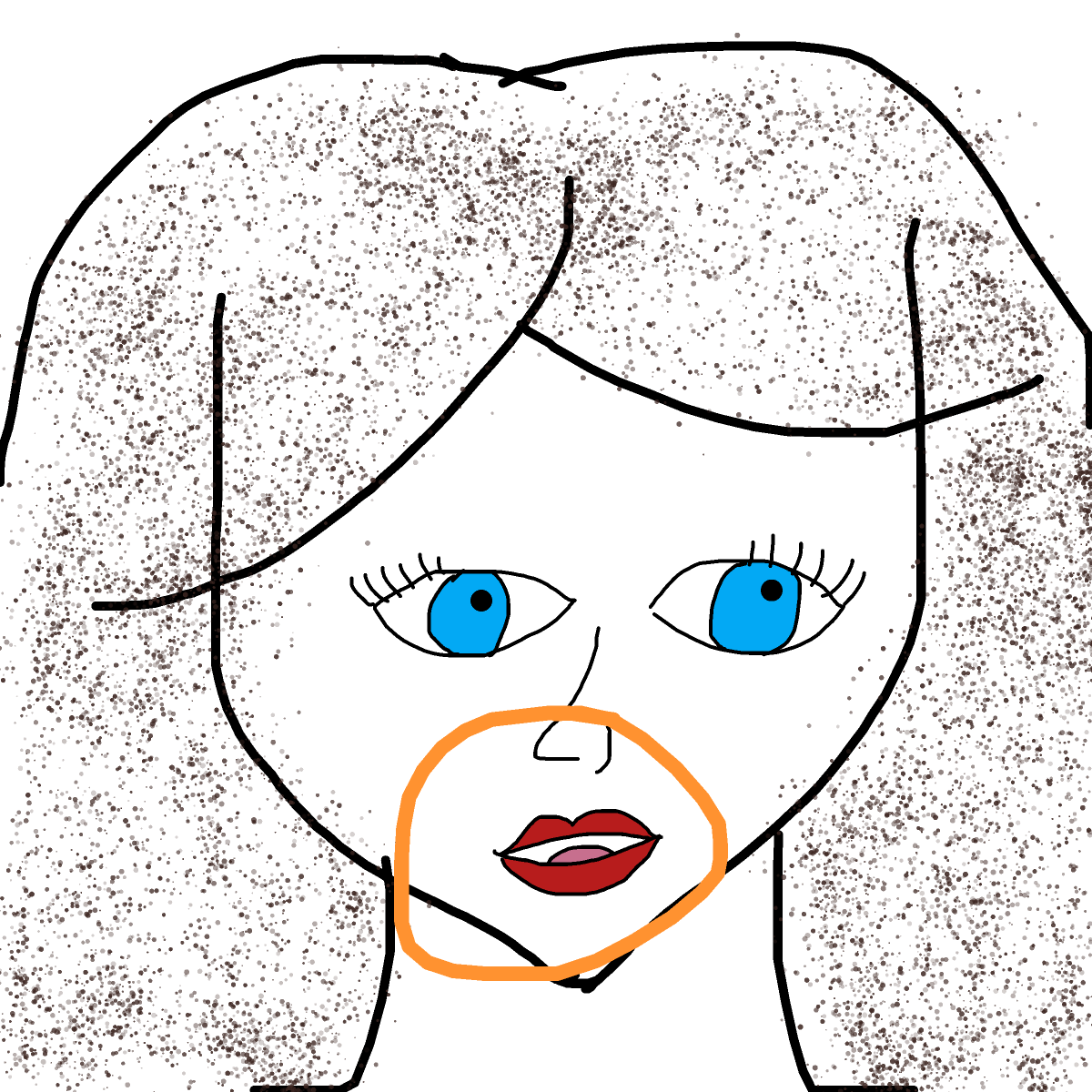 Mouth drawing by charlzerdu13
