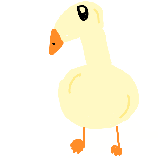 Duck drawing by alpha-base-print