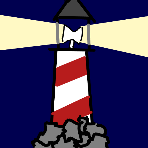 Lighthouse drawing by Guardianoflives