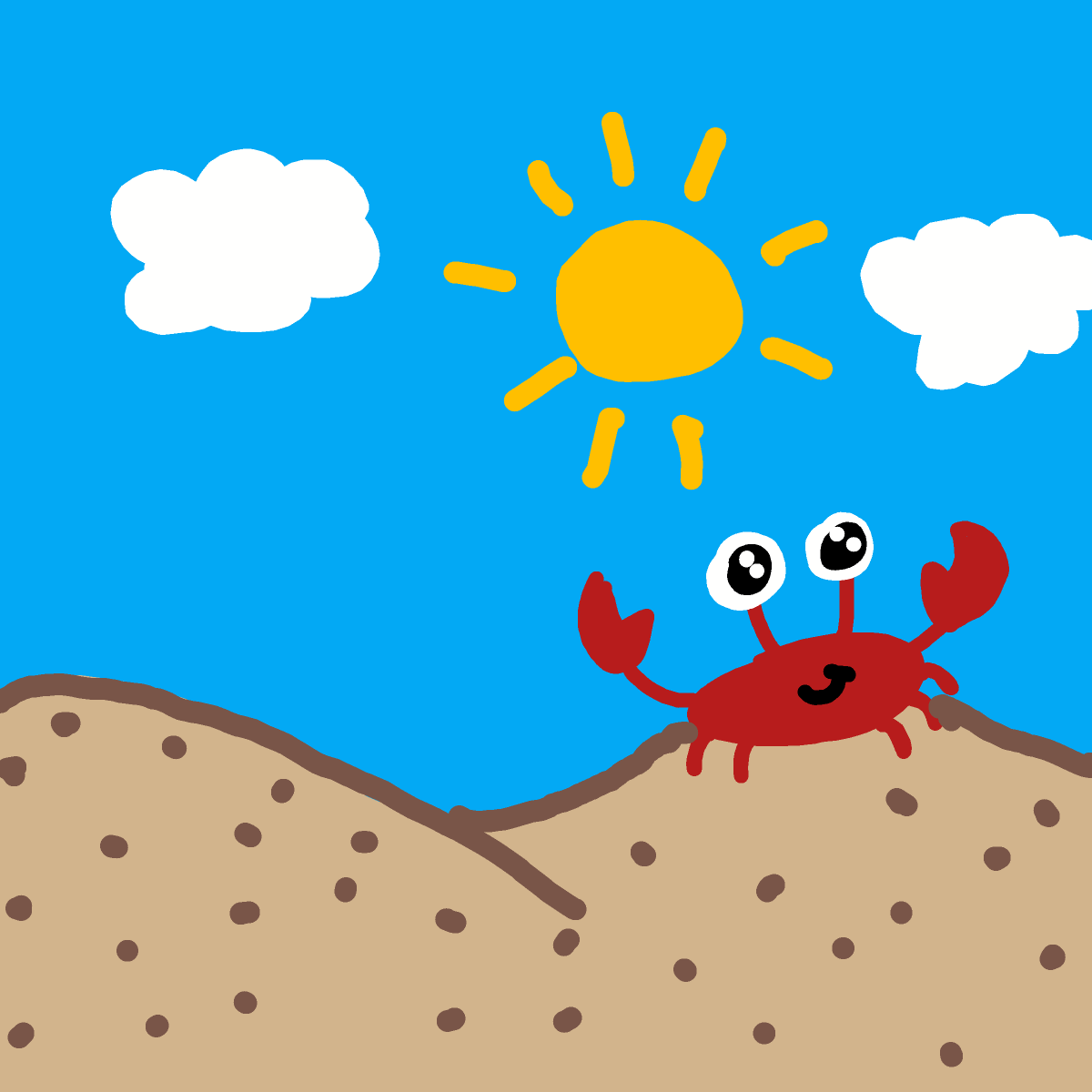 Crab drawing by moon-plus-guru