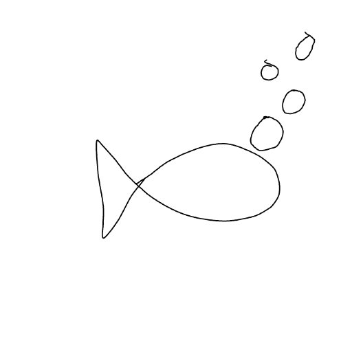 Fish drawing by Shandi