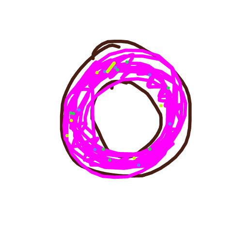 Donut drawing by big lt