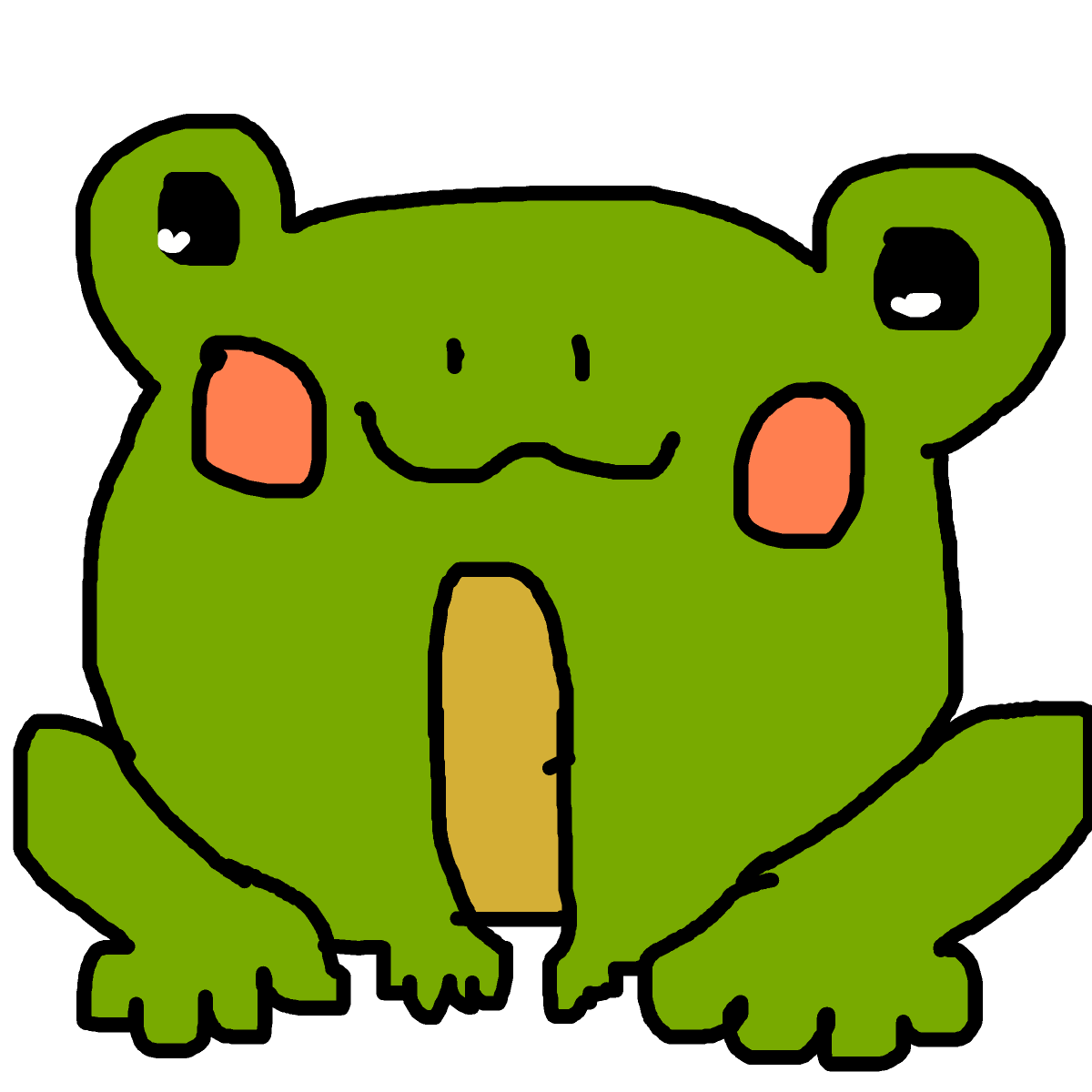 Frog drawing by mikestam195