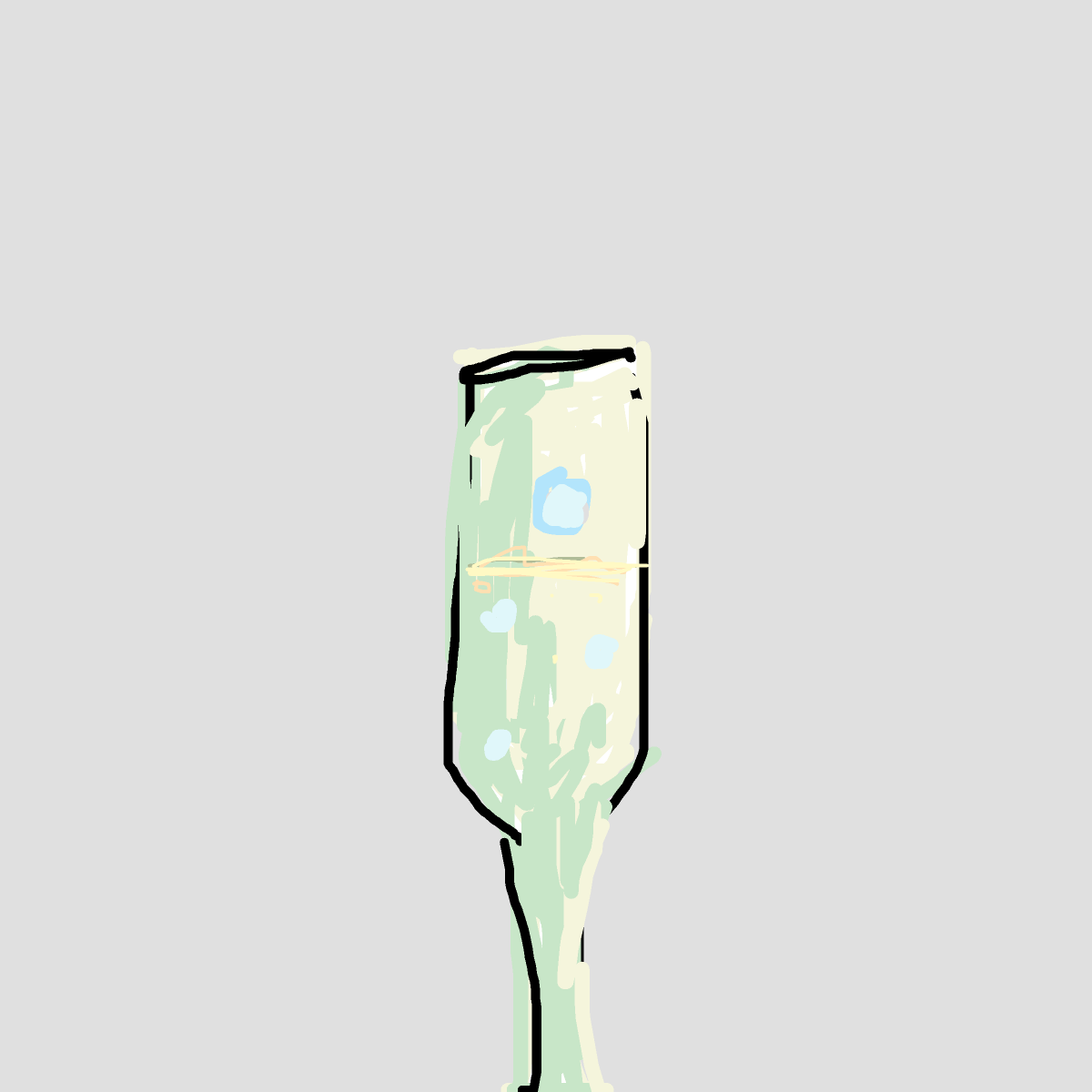 Champagne drawing by omega-flat-app