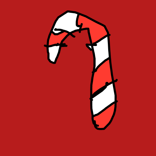 Candy Cane drawing by vivid-moon-code