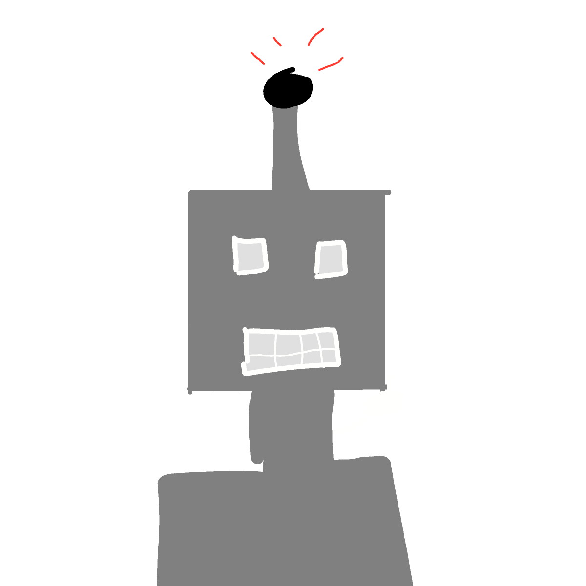 Robot drawing by Shandi