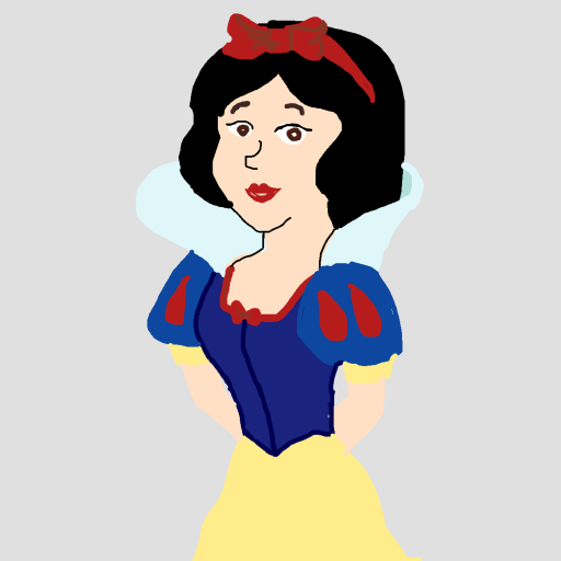 Snow White drawing by larry