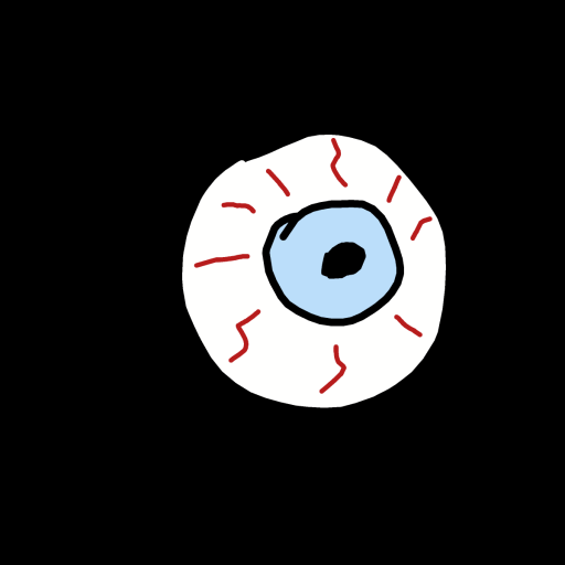 Eyeball drawing by ebony-neat-blade