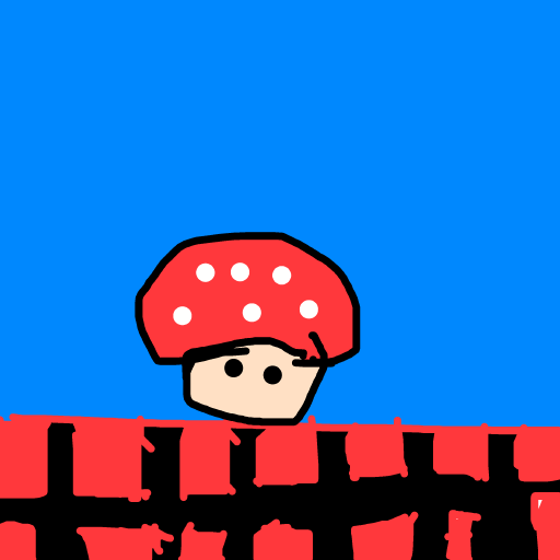 Super Mushroom drawing by louie
