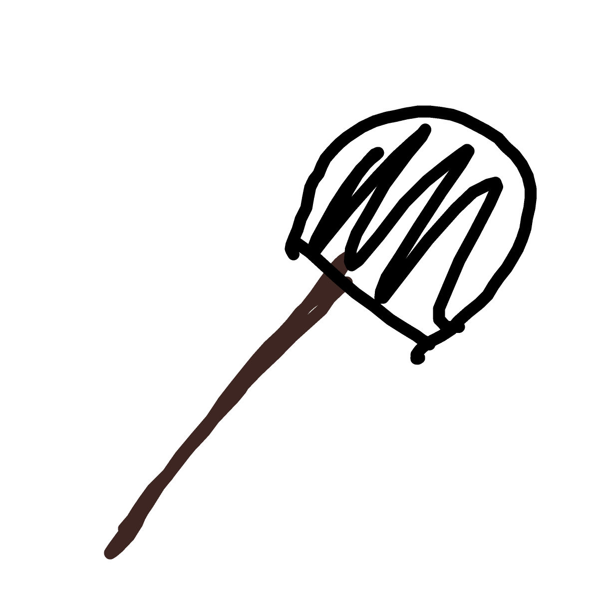 Shovel drawing by bronze-swift-chief
