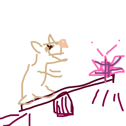 Seesaw drawing by dark-clear-force