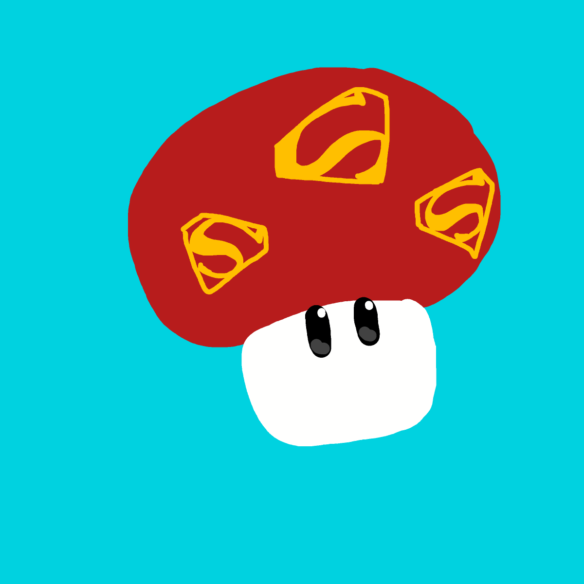 Super Mushroom drawing by koko_b_where