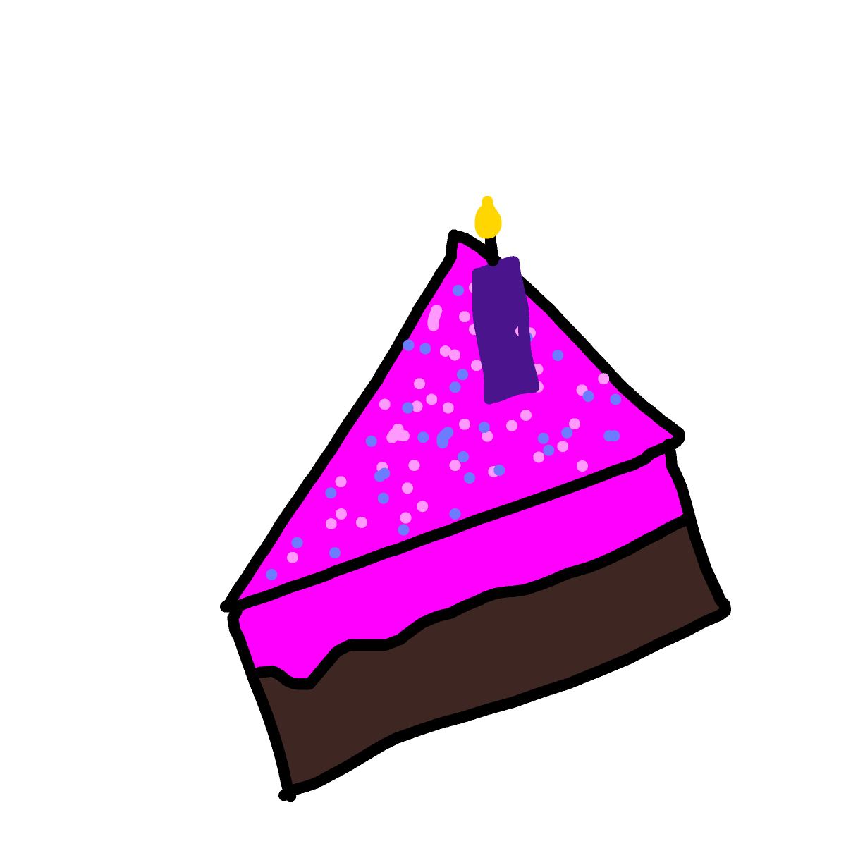 Cake drawing by spleenonlean