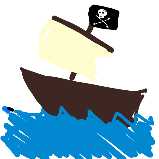 Pirate Ship drawing by zinc-solo-artist