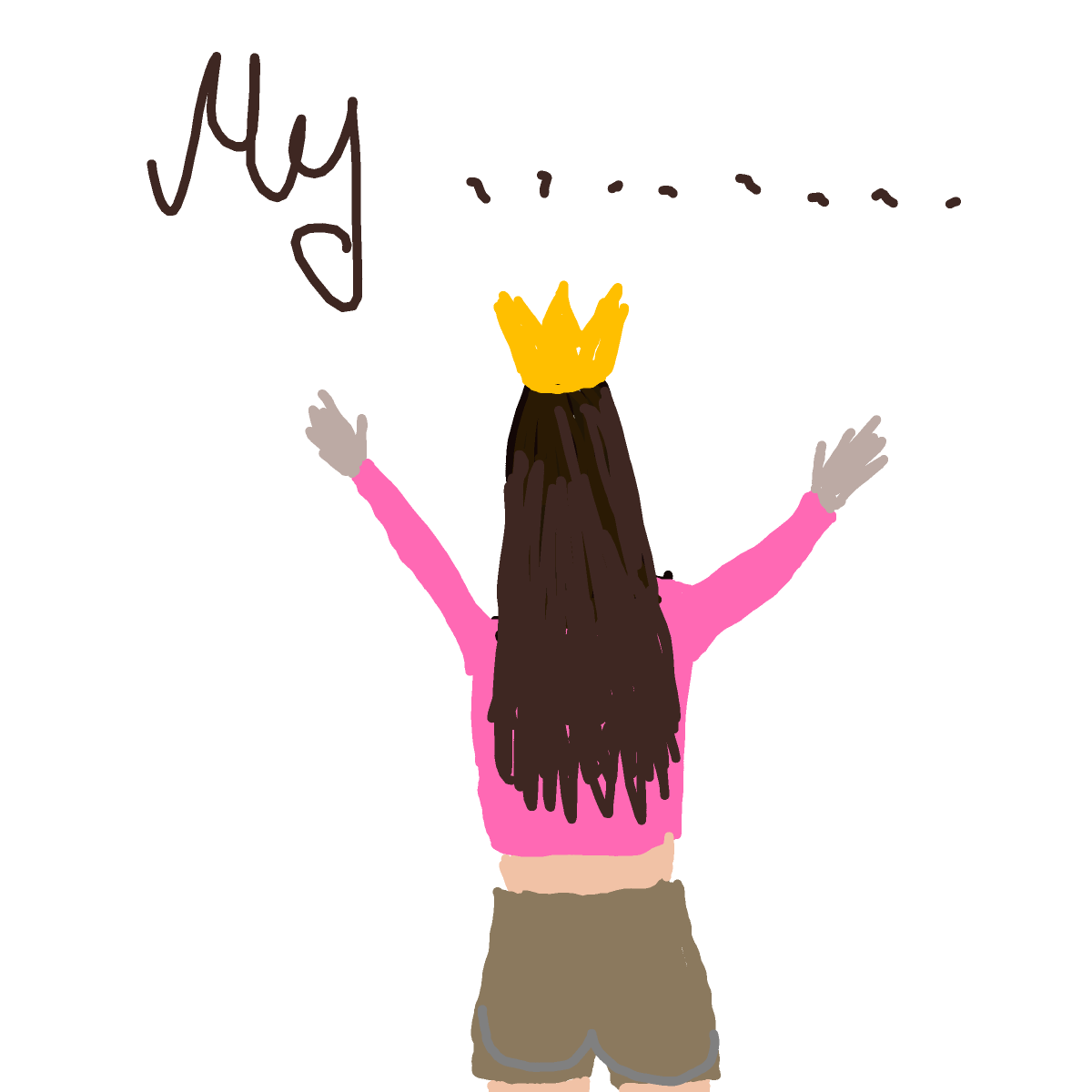 Princess drawing by ljenda-penda