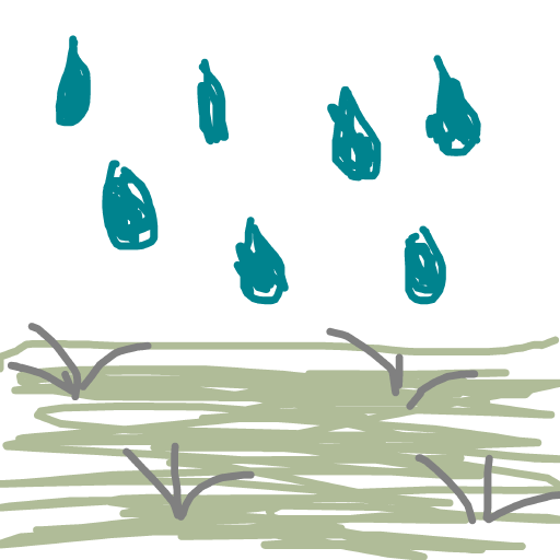 Rain drawing by rich-olive-shield