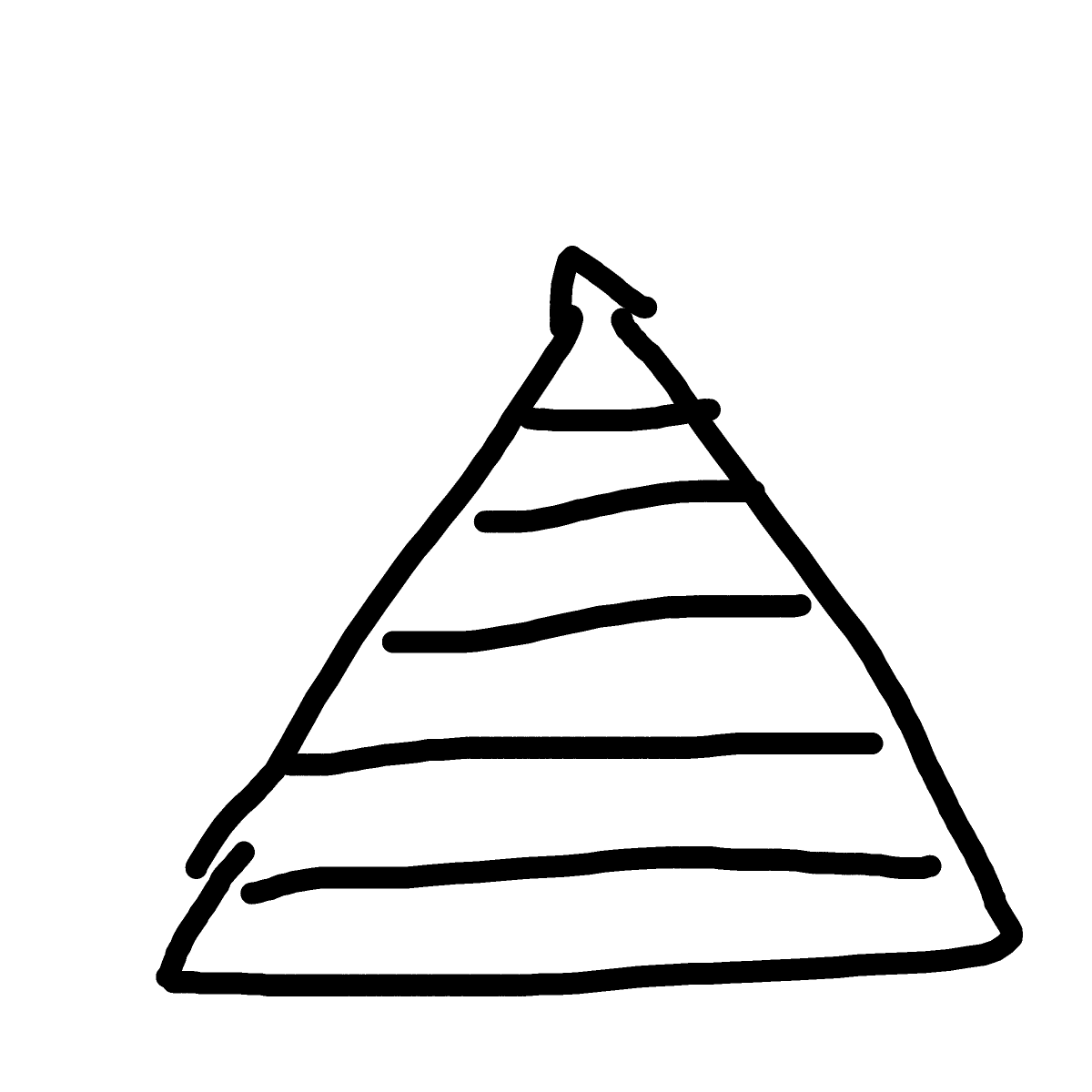 Pyramid drawing by aqua-hyper-doodler