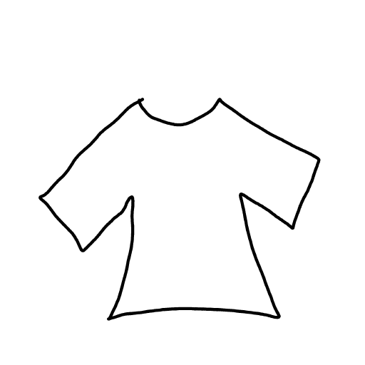 Shirt drawing by Shandi