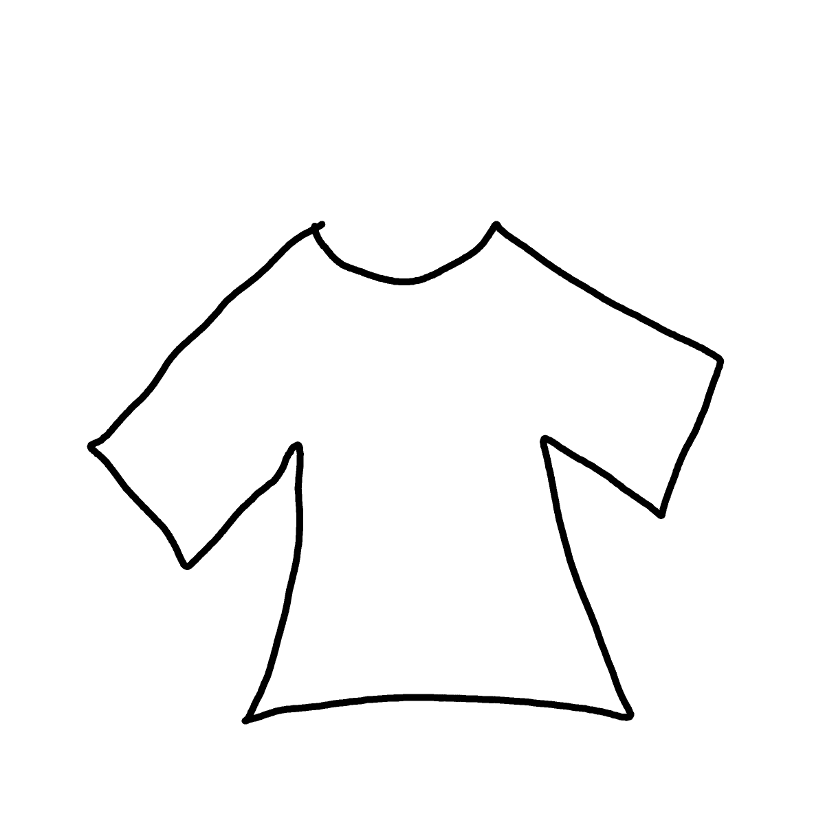 Shirt drawing by Shandi
