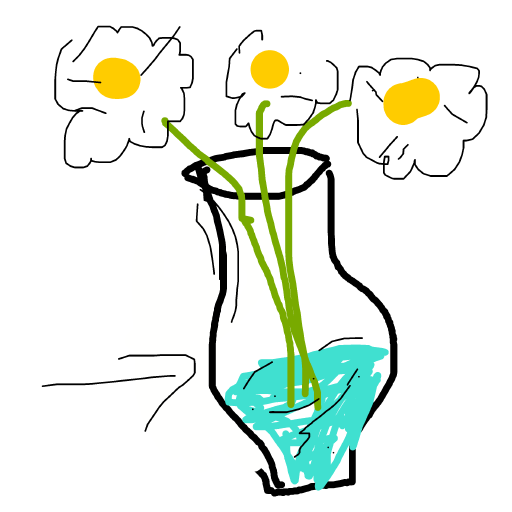 Vase drawing by jivemarlin