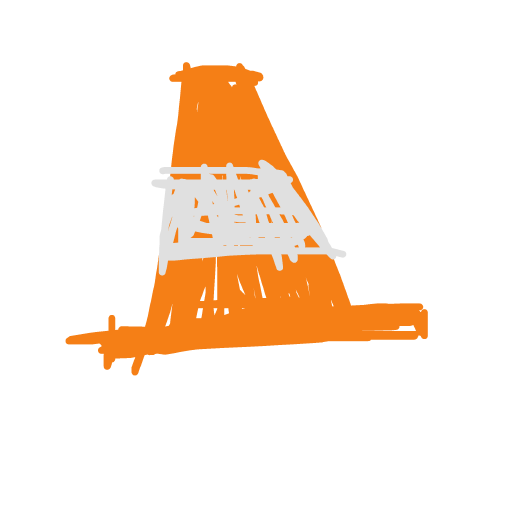 Traffic Cone drawing by spaige