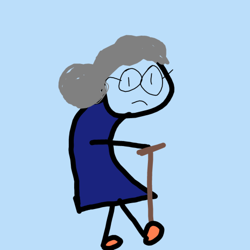 Granny drawing by ebony-neat-blade