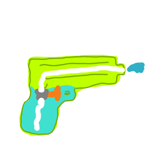 Water Gun drawing by Guardianoflives