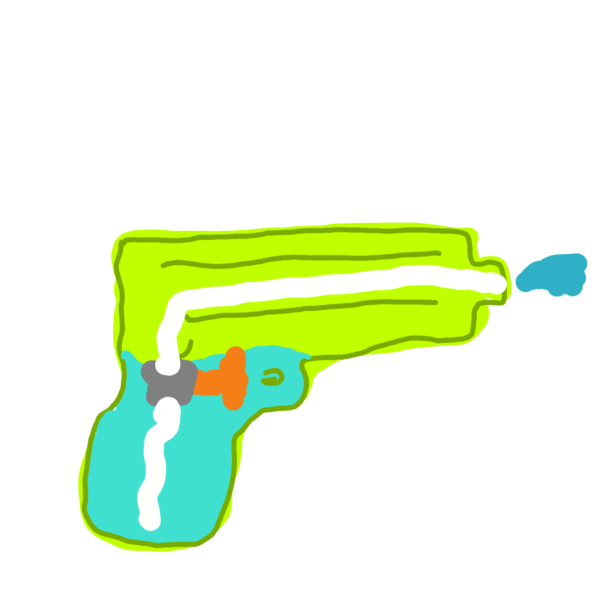 Water Gun drawing by Guardianoflives