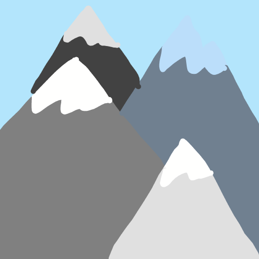 Mountain drawing by Juliezzz