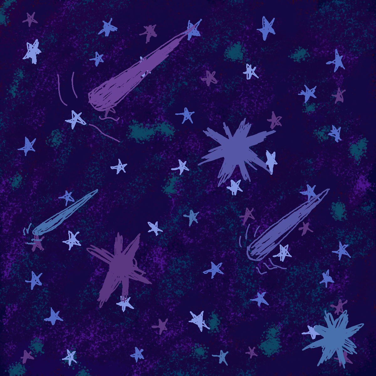 Galaxy drawing by pinkpoo