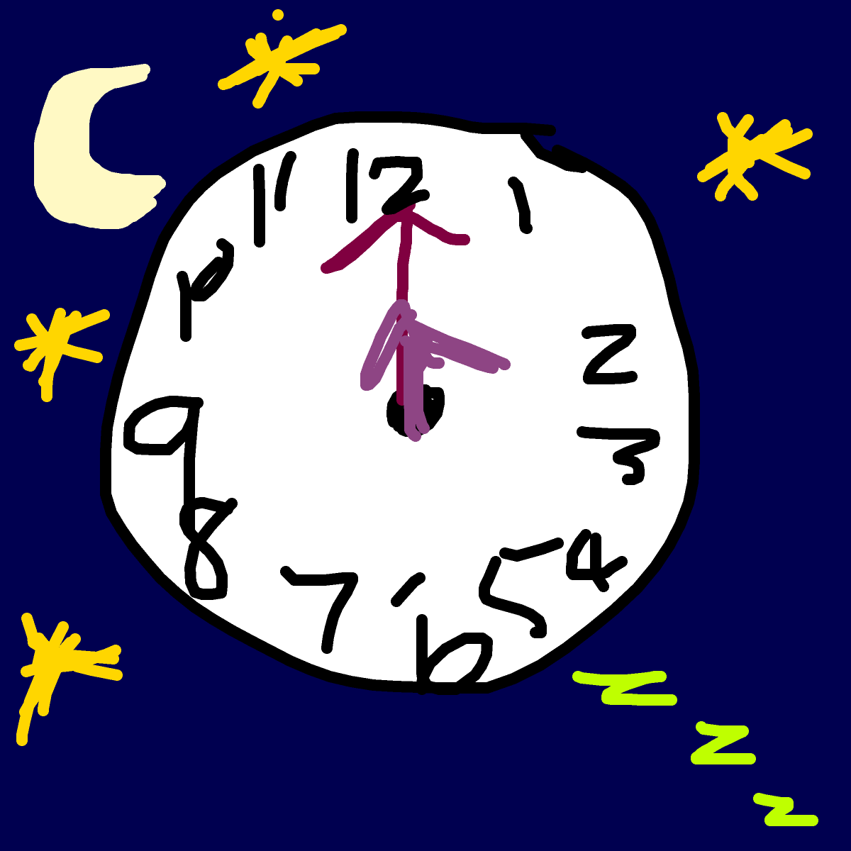 Midnight drawing by babitheartist