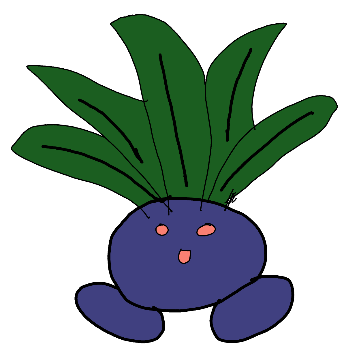 Oddish drawing by Shandi
