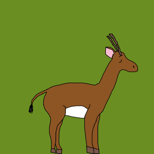 Antelope drawing by krissywissy