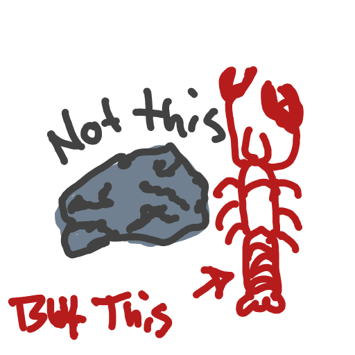 Lobster drawing by wind-noble-grace