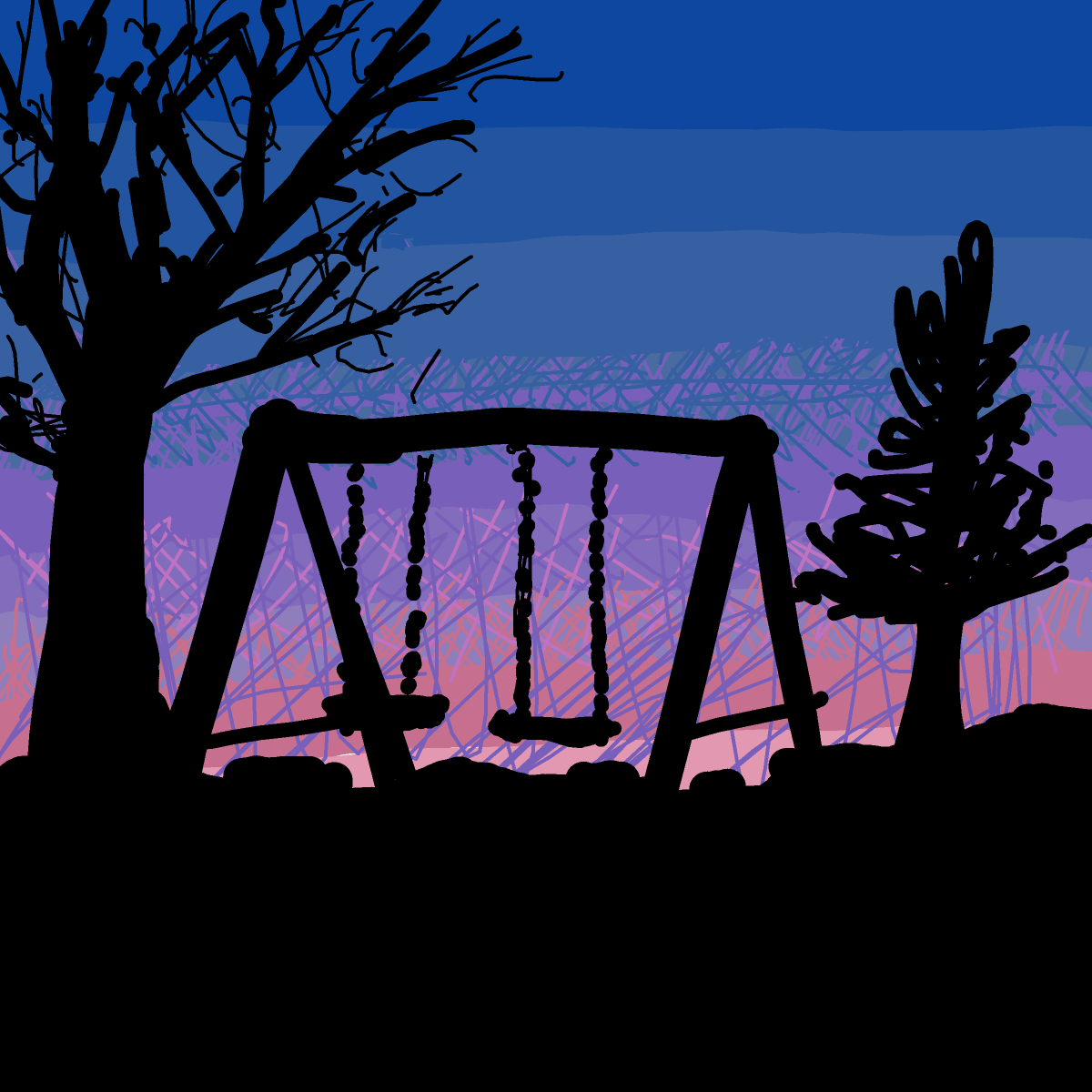 Swing drawing by just-ebony-code