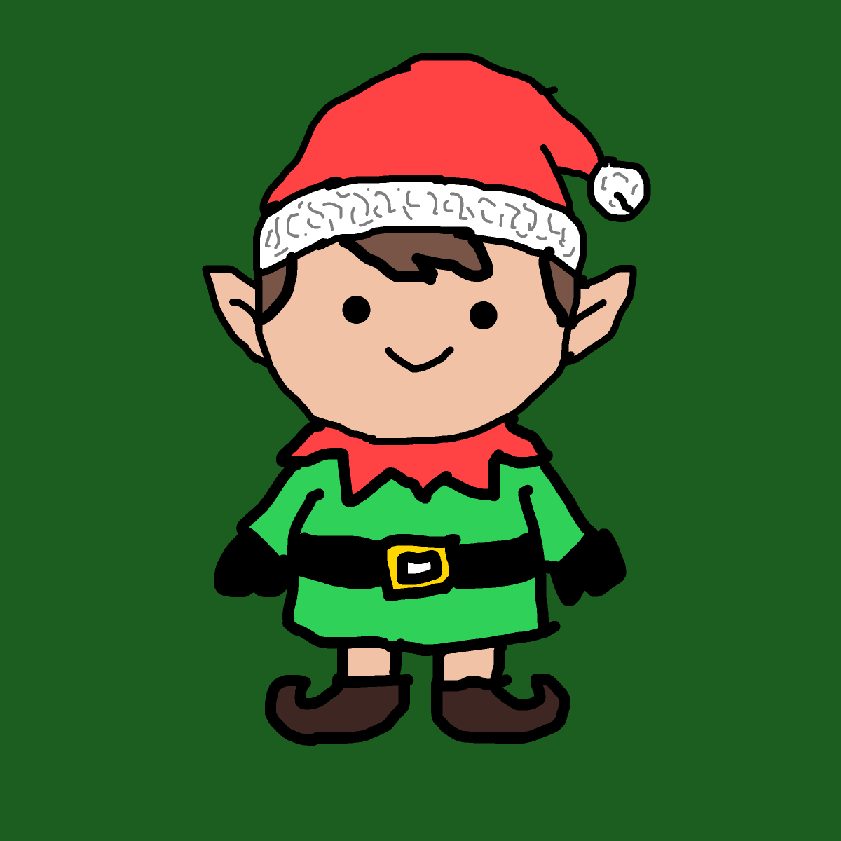 Elf drawing by dan