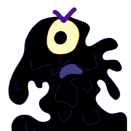 Tar Monster drawing by conn0rr