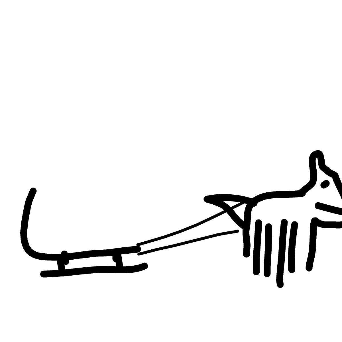 Sleigh drawing by sonic-bold-major